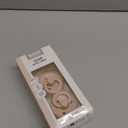 Bibs Pacifiers Color Collection, Set of 2 BPA-Free Latex Pacifiers Made in Europe, Round Nipple Baby Pacifier. (0+ Month (Pack of 2), Blush)