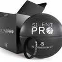 Silent Basketball Black Mamba Size 7 (29.5") Quiet Indoor Dribbling Premium Foam Basketball, Exact Shape Certified Child Safe Soundless, Noiseless Indoor Play