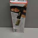 Red by Kiss Hot Comb Hair Straightener 450 Degrees, Straight Teeth Electric Heating Comb, Pressing Comb Brush for Straightening Hair and Beard, Curling Iron for Natural Black Hair