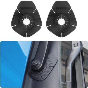 2PCS Car Windshield Wipers Hole Dust Cover,Premium Silicone Wiper Blades Hole Protection Device Prevents Blockage,Universal Automotive Exterior Accessories Fits Car Truck SUV (Black)
