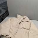 MEROKEETY Women's 2025 Winter Long Sleeve Zip Puffer Jacket Pockets Baggy Short Coats S