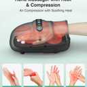 Medcursor Hand Massager - Hand Massager with Heat and Compression for Carpal Tunnel and Stiff Joints, Pain Relief from Wrist to Palm and Finger, Gifts for Women Men (Rechargeable)