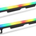 LED Stage Pixel Light Bar,60W 90 LEDs RGB DMX DJ Stage Wash Light Bar Side with Screw Seamless Stitching Design DMX Lights Strip for Event Stage Club Party Show Wedding Lighting 2Pack