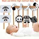 SAMMAS Baby Spiral Hanging Stroller and Car Seat Toys for Babies 0-6 Months Newborn Plush Activity Toys for Bed Bassinet Crib Baby Carrier Gifts (owl)