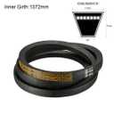 uxcell B-54 V-Belts 54" Inner Length, B-Section Rubber Drive Belt