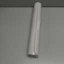 TBEECOZY Bath Mat Non Slip, Large Size Thin Quick Dry Absorbent Washable for for Bathroom Floor, Shower, Sink - Post-Shower Use, Fits Under Door Easy to Clean, Silver White,16"x24" (15.723.6)