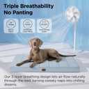 Bedsure Orthopedic Cooling Dog Beds Large Sized Dog - 44x32 Inch Extra Large Comfy Breathable Summer Bed with Removable Washable Cover, Cold Flat Egg Crate Foam Pet Mat, Suitable for Pet Up to 100 lbs