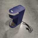 CHULUX Single Serve Coffee Maker for K Cups, One Cup Coffee Machine for Travel Mug, Fast Brewing, Auto Off, Matte Navy