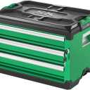 SK Modular Stackable Storage Tool Box, 20.5 Inch, 3-Drawer Steel Box, Patented Auto-Lock Mechanism, Holds up to 60 Lbs