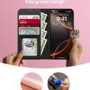 FUNMIKO for iPhone 16 Pro Max Wallet Case with Cash Clip + Card Holder | RFID-Blocking, Military-Grade Drop Protection & UV-Printed Artwork, Magnetic Closure with Leather Kickstand