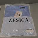 ZESICA Women's Long Sleeve Midi Dresses 2026 Spring Elegant Crewneck Swing A Line Wedding Guest Party Dress with Pockets Small
