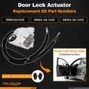 BBM459310E Front Left Driver Side Door Lock Actuator Compatible with Mazda 3 2010-2013 Replacement for BBM459310E Door Latch Assembly Front Left Driver Side