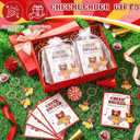 Kigeli 30 Set Cheer Duck Keychains Gift Bulk Cheerleading Team Gifts with You've Been Cheer Ducked Cards Organza Bags