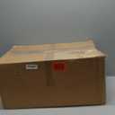 Yoobure White Dresser with Hanging Rack - Small Dresser for Bedroom with 4 Drawers, 44'H Chest of Drawers, Reversible Kids Dressers with Storage Shelf, Closet Dressers with Clothes Rack, Sturdy Frame