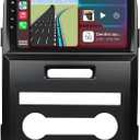 for Ford F150 Radio Upgrade 2009-2014: 9 Inch Touchscreen Car Stereo with Wireless CarPlay Android Auto - 4G+64G GPS Navigation Head Unit with Bluetooth WiFi