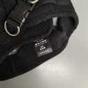 Best Pet Supplies Voyager Step-in Air Harness - All Weather Mesh, Reflective, No Pull Harness for Dogs, Cats - Secure with Hook & Loop Fastener, Buckle, Double D-Rings - Black, XXS