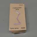 Akejrym LED Desk Lamp for Office Home & Battery Operated Lamp Rechargeable Lamp Foldable & Portable Light, [2-Fold Bracket] 3 Brightness Dimmable Small Desk Lamp Wireless Reading Lamp (White)