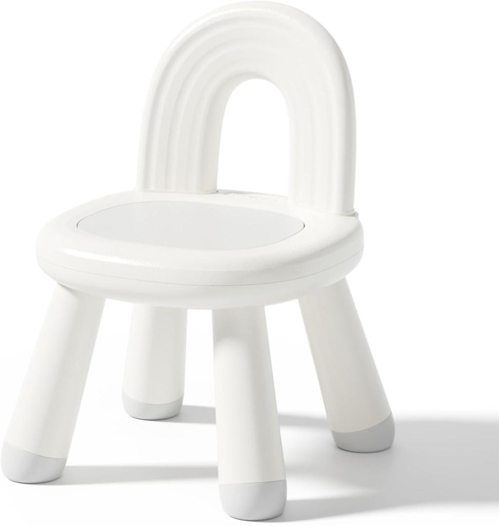 KidBloom Toddler Chair, Ergonomic Kids Chair, Durable and Sturdy Small Plastic Child Chair for Toddlers 1-3 Years