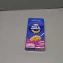 Kraft Mac & Cheese, 1 Box, for Easy Dinner or Dinner Sides, Three Cheese with Mini-Shell Pasta, No Artificial Flavors, Preservatives or Dyes, 7.25 oz