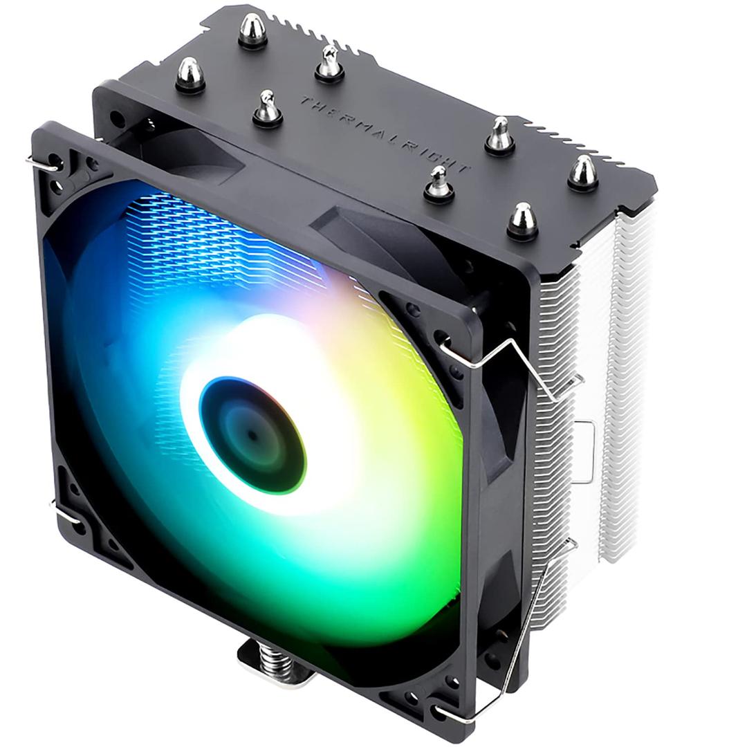 Thermalright Assassin X120 Refined SE ARGB CPU Air Cooler, 4 Heat pipes, TL-C12C-S PWM Fan, Aluminium Heatsink Cover, AGHP Technology, for AMD AM4/AM5/Intel LGA 1150/1151/1155/1851/1200/1700 (SE ARGB)