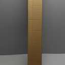 LazBlinds No Tools No Drill Cordless Bamboo Roman Shades, Light Filtering Window Treatment, Roll Up Bamboo Blinds for Windows 33'' W x 64'' H, Acorn