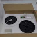 Surtime Palm Leaf Ceiling Fans with Lights-42 Tropical Ceiling Fan with Light and Remote/ APP Control, Flush Mount Low Profile Ceiling Fans for Bedroom, Indoor/ Outdoor Patio Use(Brown)