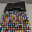 168 Colors Alcohol Markers, Art Markers for Kids Adults Artists Coloring Book Painting Sketching, Dual Tip Drawing Marker Set Perfect for Boys Girls Students Gift (168)