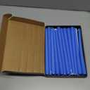 Taper Candles 10 inch (H) Dripless, Set of 24 Unscented and Smokeless Taper Candles Long Burning, Paraffin Wax with Cotton Wicks for Burning 8 Hours Time