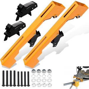 DW7231 Miter Saw Mounting Brackets Compatible with Dewalt Miter Saw Stand DW723 DWX723 DWX724 DWX725 DWX725B DW7231 DE7025-XJ N087371 2 pack, Yellow