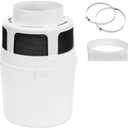 UPGRADEDNOORNY 3 in1 Indoor Dryer Vent Kit Lint Catcher Bucket Box for Electric Clothes Dryer - No Hose Included