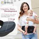 Momcozy Baby Hip Seat Carrier with Adjustable Waistband 3D Belly Protector EVA Massage Board M Size