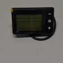 Alomejor Electric Scooter Display, High Brightness LCD Meter, Motorcycle Control Panel, 24V-60V Voltage Display, 6 Pin Interface, for Electric Scooters, Motorcycles, Bicycles Riders, Commut