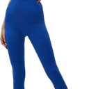 LOVESOFT Women's Strappy Backless Seamless Leotards Yoga Jumpsuit - Tummy Control Sleeveless Romper with Adjustable Straps (L)