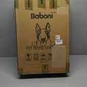 Baboni Pet Door for Wall, Steel Frame and Telescoping Tunnel, Aluminum Lock, Double Flap Dog Door and Cat Door, Strong and Durable (Pets Up to 100 Lb) -Large (Large)