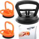 3 Pack Car Dent Puller Car Dent Removal Kit Handle Lifter Powerful Suction Cup Dent Puller and Paintless Dent Repair Kit for Car Body Dent,Glass,Tiles (Color Black,Orange)