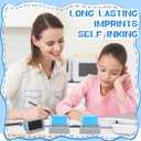 2 x Teacher Stamps Self Inking Teacher Grading Stamps Checkbox for Classroom(Completed)