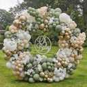 Sage Green Balloons 12 inch, Light Pastel Green Latex Balloon 50pcs Party Balloons for Wedding Bridal Shower Baby Shower Birthday Party Decorations