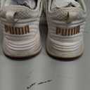 PUMA Womens Amplifier Sneaker, Womens White Womens Gold, 7.5