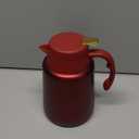 51oz Thermal Coffee Carafe Coffee Thermos, Stainless Steel Coffee Carafes for Keeping Hot Drinks, Double Walled Thermal Pot Insulated Pitcher for Coffee, Hot Water, Tea, Hot Beverage (Red)