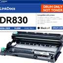 LinkDocs DR830 Drum Replacement for Brother DR830 DR-830 Drum Unit Used with Brother Printer HL-L2460DW HL-L2405W HL-L2400D DCP-L2640DW MFC-L2820DW HL-L2465DW HL-L2480DW (Not TN830 TN-830 Toner)