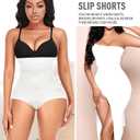 Werena Tummy Control Shapewear Panties for Women High Waist Cincher Shaping Underwear Body Shaper Panty Girdle (White, XL)