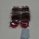 12 Pairs Heart Shaped Sunglasses Candy Color Rimless Fun Heart Glasses for Women Party Favors (Red)