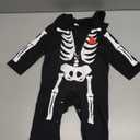 LENSOUS Baby Boy's Skeleton Halloween Costume Long Sleeve Hoodie 12-18 months
