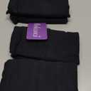 Molasus Incontinence Underwear for Women Absorbency Period Leakproof Panties (5X-Large, Black-3pack)