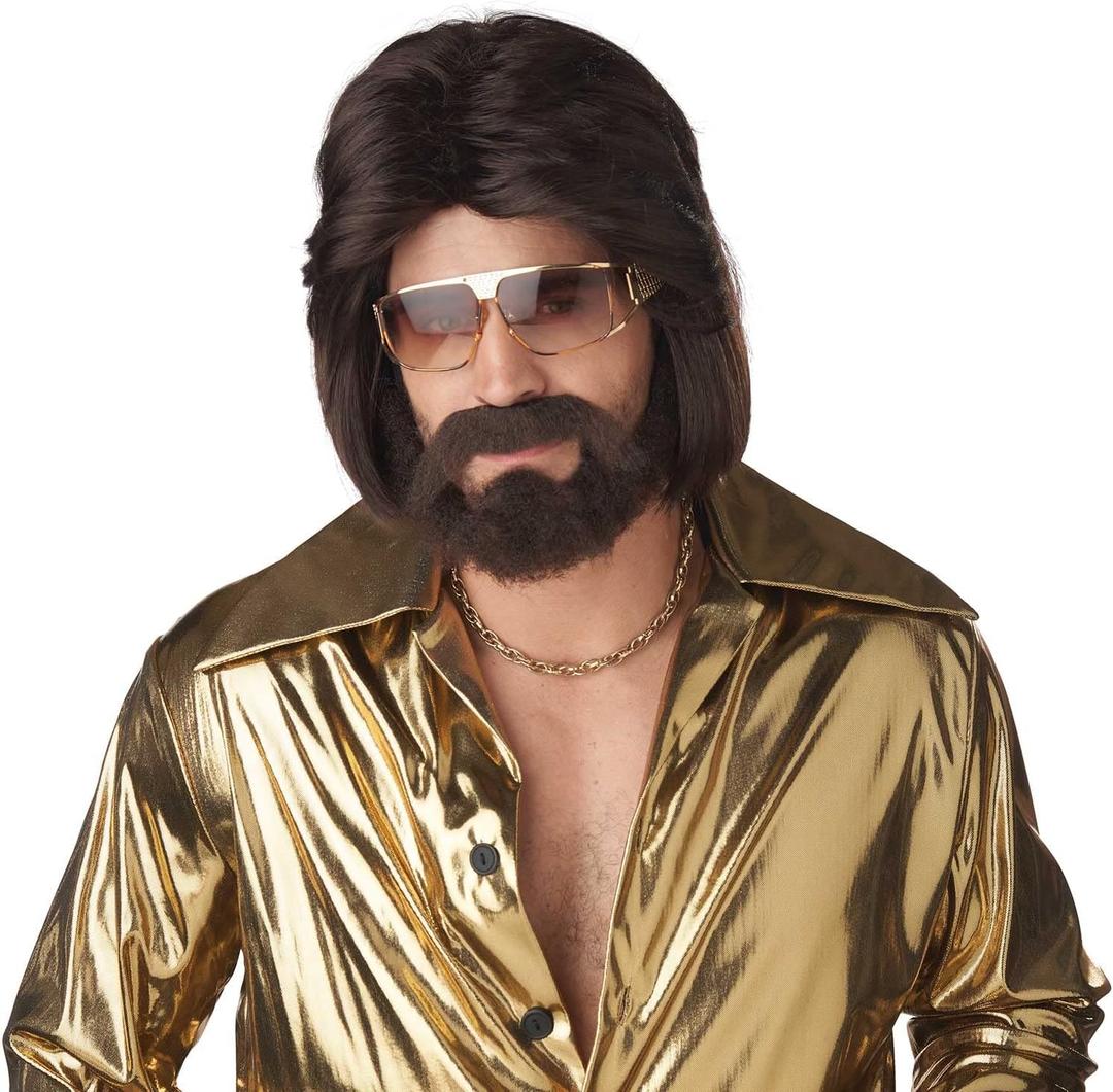 California Costumes Rocking Dude Wig (Brown)