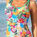 Womens Tankini Tops Only - Modest Swimsuit V-Wired Swim Top Swimwear Tummy Control Bathing Suit No Bottom 2025 (M)