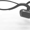 Bone Conduction Wireless Bluetooth Headset IPX8 Waterproof Swimming Headset Outdoor Fitness 32GB Memory MP3 Player (Grey)