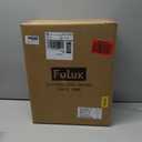 Vintage Brown Scalloped Table Lamp, Rustic/Farmhouse Pleated Lamp, Scalloped Lampshade and Bamboo Lamp Post, for Living Room Bedside Side Table (21.4'' Tall Pack of 1)