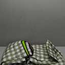 ZAZE Extra Large Picnic Outdoor Blanket, 80''x80'' Waterproof Foldable Blankets Gingham Picnic Mat for Beach, Camping Grass Lawn Park Accessories Cute Couple Gifts Ideas Wedding Registry(Green White)