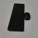 HP Wireless Keyboard and Mouse Combo - Full Size Membrane Chiclet Style Keyboard, 3-Zone Layout, 2.4GHz Wireless Connection, Compatible with PC, Mac Black